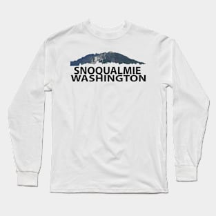 Snoqualmie, WA Long Sleeve T-Shirt
